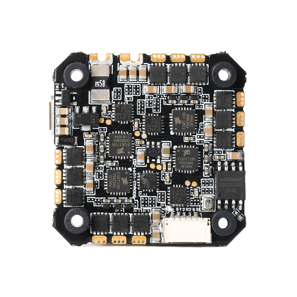 T-HOBBY F7 35A/45A AIO Flight Controller STM32F722 MPU6500 BMP280 BLHELIS 3-6S 25.5*25.5mm Compatible P1804/F2004/F2203.5 Motor-HPXGRC