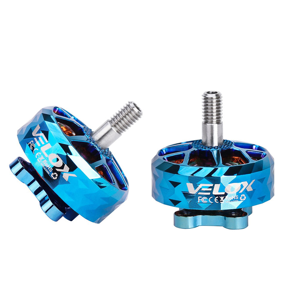 T-Motor VEloce V2306.5 V2 1950KV 6S 2550KV 4S Brushless Motor W/4mmTitanium alloy shaft 4-5inch 
