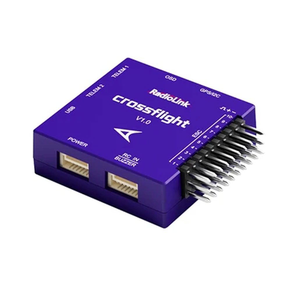 Radiolink Crossflight Flight Controller 2-12S 10 PWM FC wih OSD Module TS100 GPS M10N M8N for FPV Drone Heli Airplane Car Boat-HPXGRC