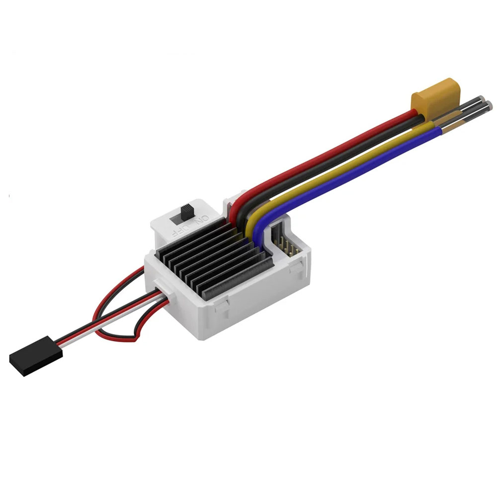 Radiolink Waterproof Brushed ESC COOL 9030 90A Speed Controller with 5.5V/3A 7.5V/3A BEC for Traxxas SCX10 HSP Car Boat Crawler-HPXGRC