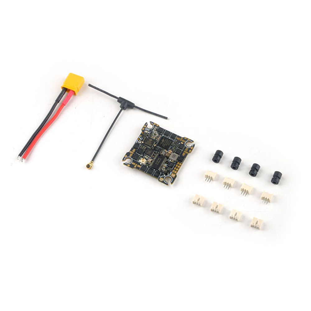 Happymodel CrazyF411 ELRS AIO 4in1 F411 Flight Controller Built-in UART 2.4G ELRS RX 20A ESC 2-4S for FPV Toothpick Drones-HPXGRC