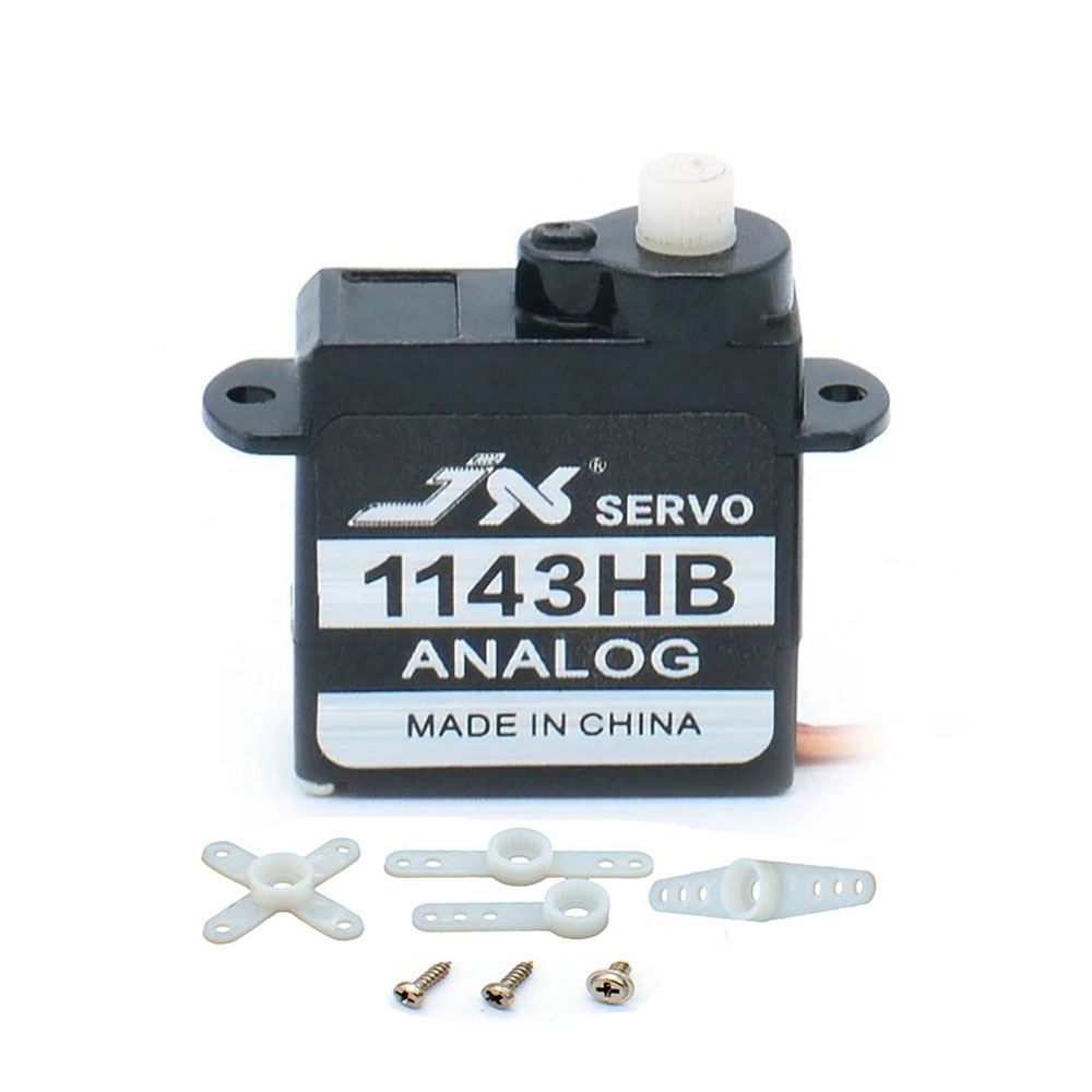 Hwak Speed JX Servo PS-1143HB Plastic Gear Analog Mini Coreless Servo for Fixed-wing Helicopter Steering Gear RC Model Parts-HPXGRC
