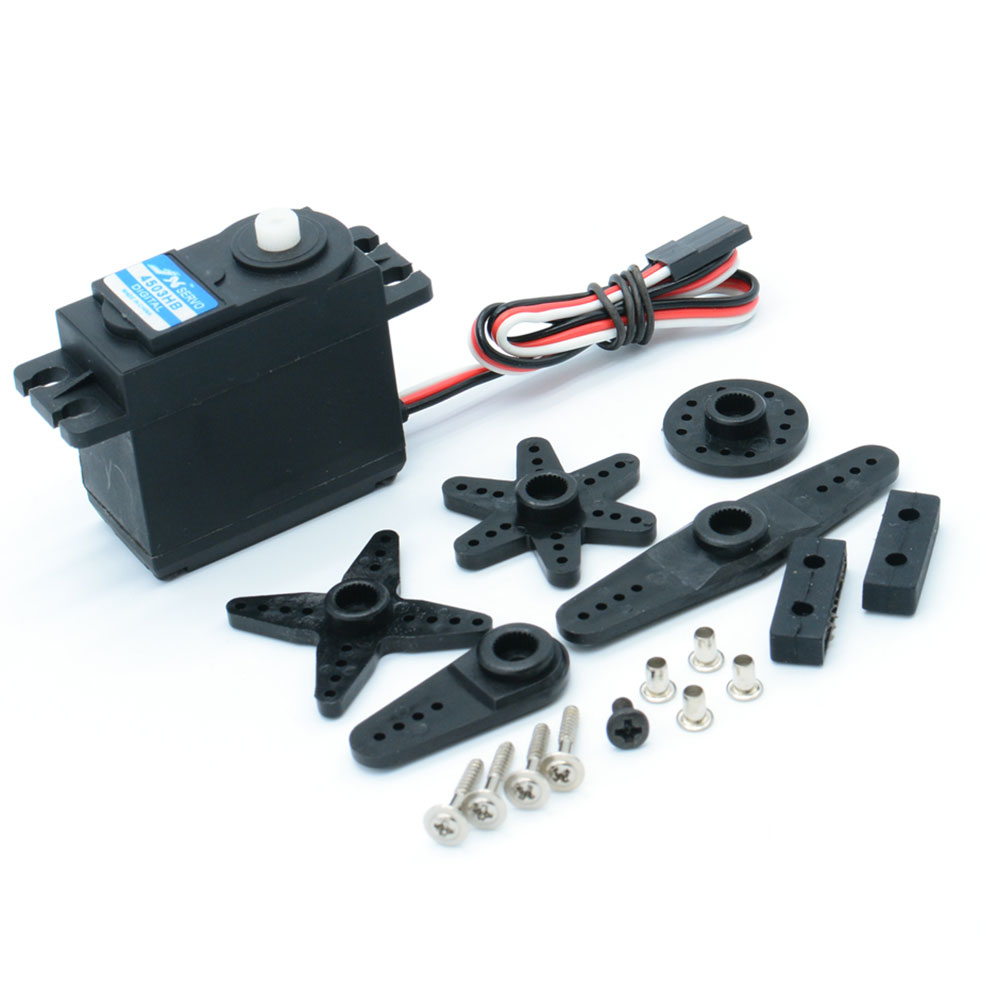 JX PDI-4806HB 6.21kg Plastic Gear Digital Servo Motor for 1/10 1/8 RC Car Boat Fixed Wing Truck Buggy Helicopter-HPXGRC