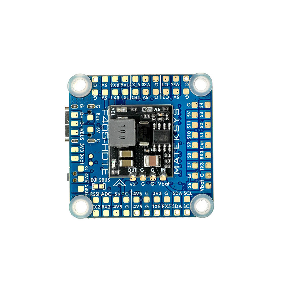 MATEKSYS F405-HDTE F4 Flight Controller STM32F405 Built-in Dual BEC Baro OSD Blackbox For DJI Or Analog VTX FPV RC Freestyle Drone-HPXGRC