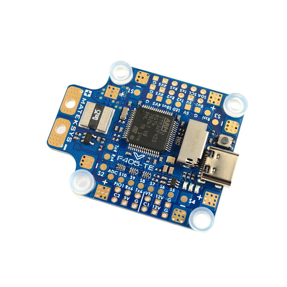 MATEKSYS F405-TE F405 STM32F405RGT6 Flight Controller Built-in OSD SD Slot Dual BEC For FPV Drone F405-SE Updated Version-HPXGRC
