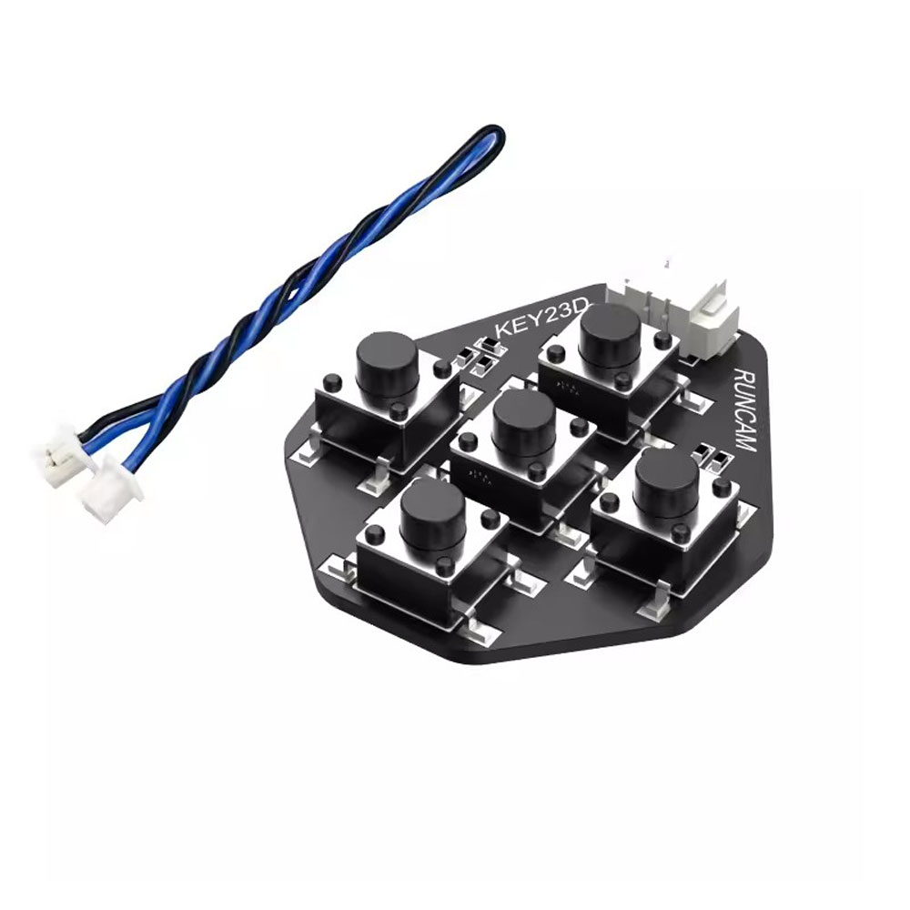 RunCam Key Board w/ 1.25mm 2pin FPV Silicone Cable for Micro Sparrow Micro Swift 2 eagle Camera Replace Spare Part Accs-HPXGRC