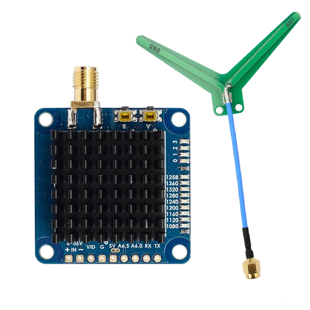 Video Transmitter 2W VTX-1G3TE 1.2GHz 1.3GHz 2000mW 9CH