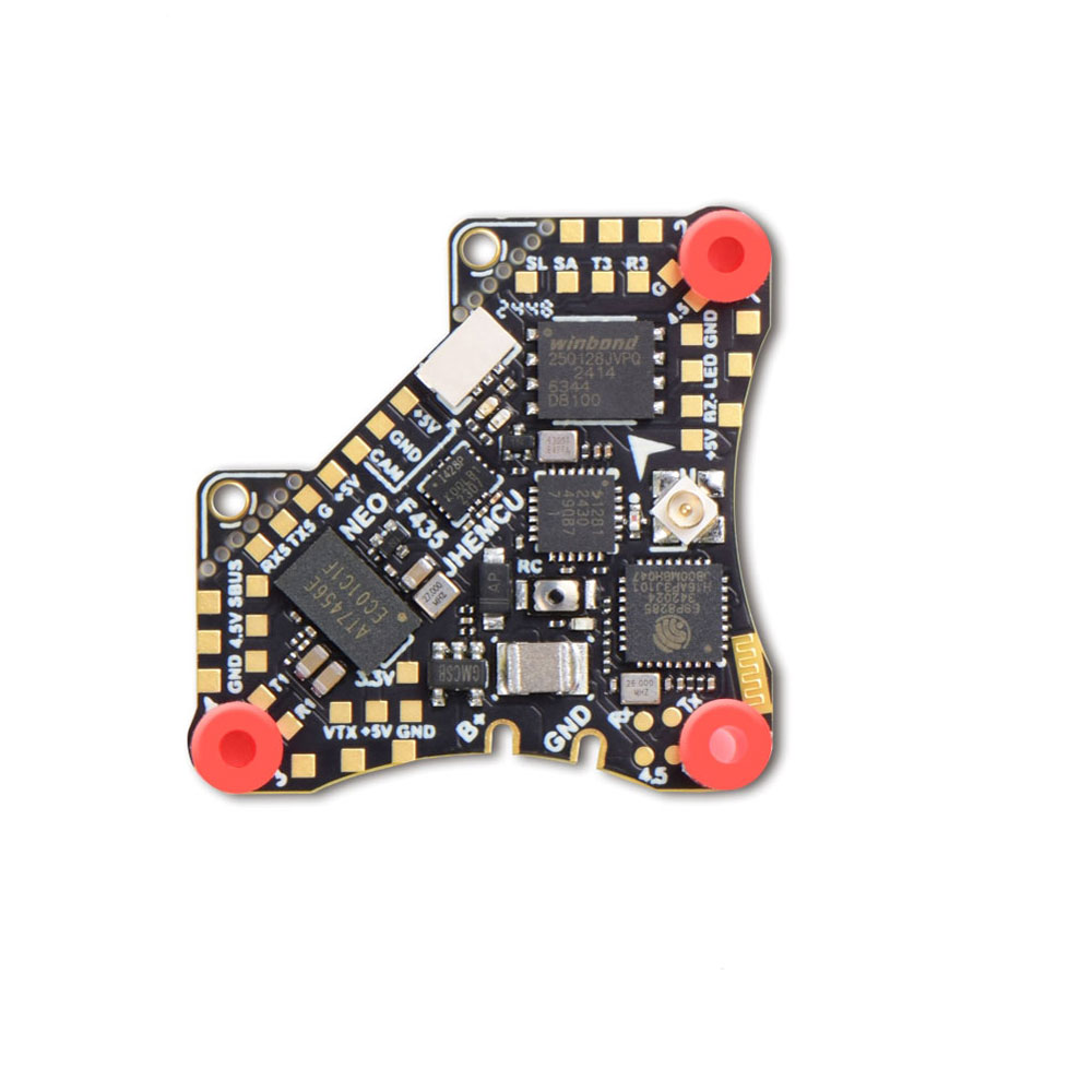 JHEMCU F435 NEO 1S AIO Flight Controller 5A 4-in-1 ESC Dshot300 External Type-C Board 