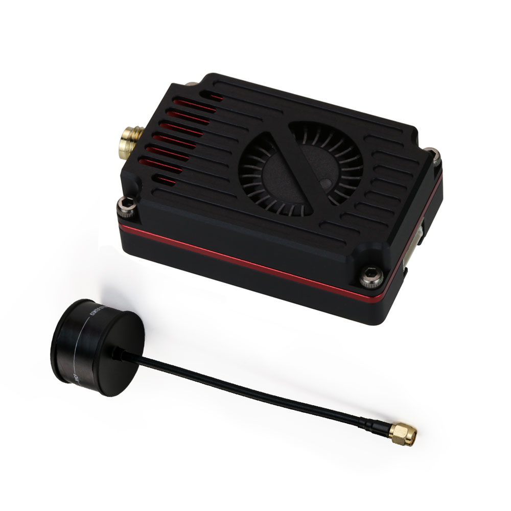 RUSHFPV 1.3GHz 4W VTX with SMA Omni-directional Antenna Support IRC Tramp Protocol Video Transmitter