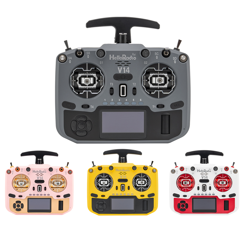 HelloRadio V14 MAX R9/MAX/PRO ELRS Left Handed FPV Remote Controller -HPXGRC