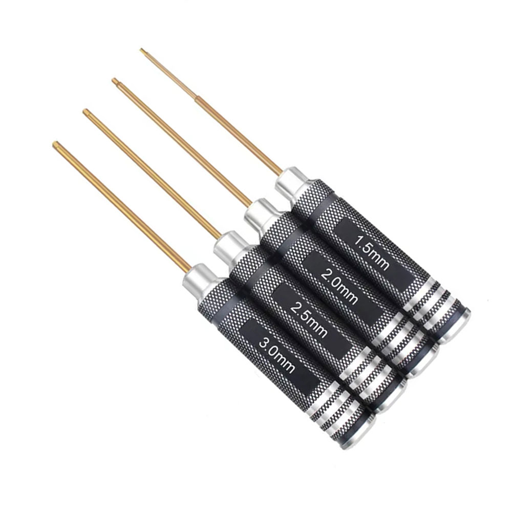 1.5mm 2.0mm 2.5mm 3.0mm Hex Screw Driver Screwdriver Set Hexagon Tool Kit For FPV Racing Drone Heli Airplanes Cars Boat RC Tools-HPXGRC