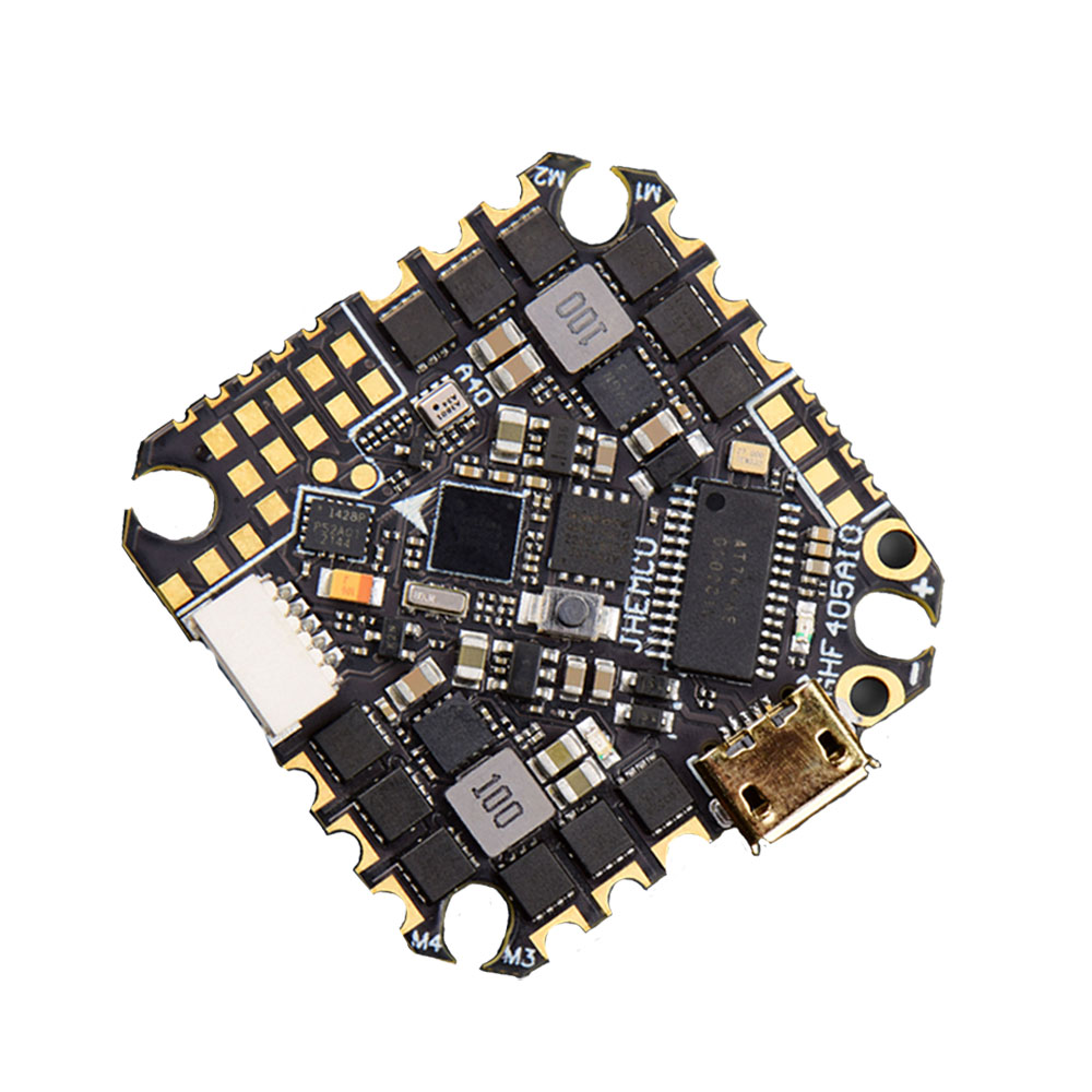 JHEMCU GHF405AIO-HD Betaflight F405 OSD Flight Controller With 40A ESC PWM Dshot600 2-6S for Toothpick RC FPV Racing Drone-HPXGRC