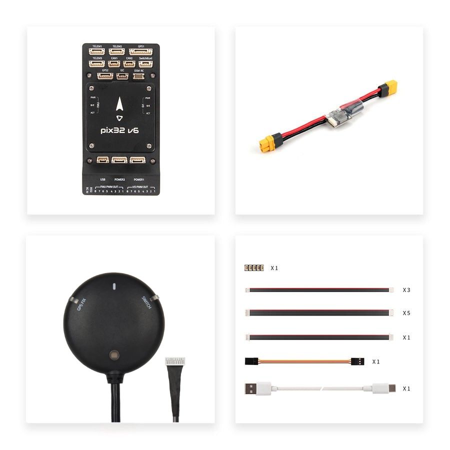 Holybro Pixhawk 6X Pro Autopilot H753 Flight Controller Module Standard Base PM02D For Industrial and Commercial Drone