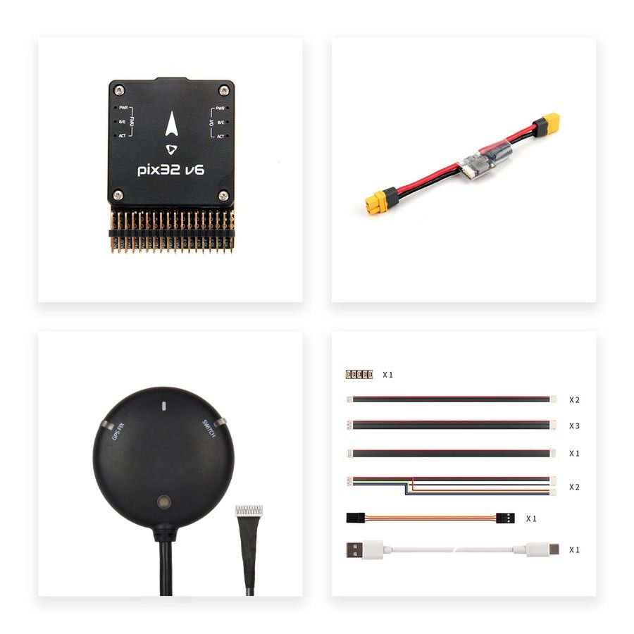 Holybro Pixhawk 6X Pro Autopilot H753 Flight Controller Module Standard Base PM02D For Industrial and Commercial Drone