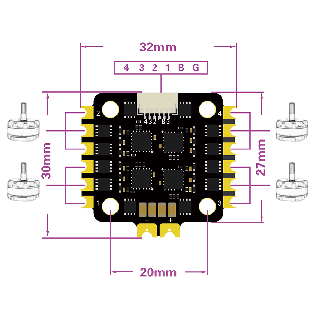 HAKRC BLS 15A/25A 4-in-1 ESC