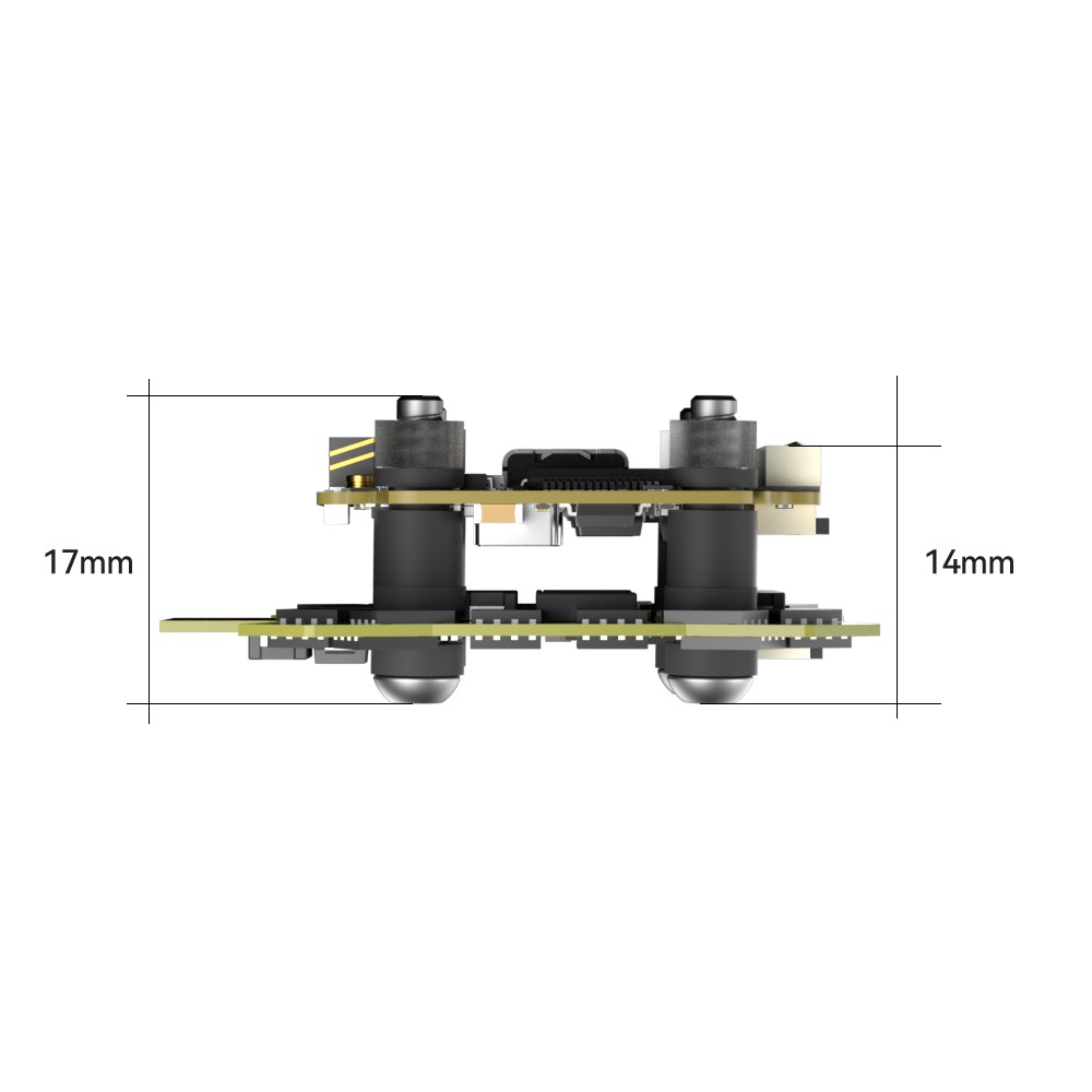 iFlight Borg 5S RX Stack Built-in ELRS 2.4GHz Receiver 12V BEC 16MB Black Box With Borg 60R BL32 ESC 3-8S Lipo for RC FPV Drone-HPXGRC