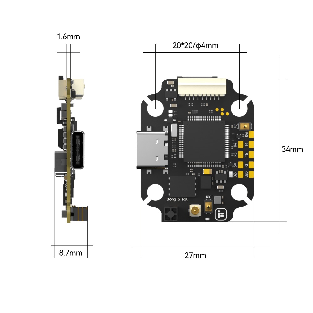 iFlight Borg 5S RX Flight Controller
