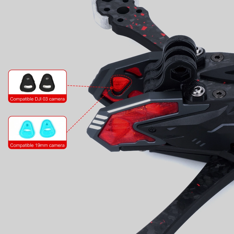 Axisflying Manta 5 Pro DC/Squashed X 5inch 6S FPV Frame Kit Wheelbase 226.5mm for RC FPV Freestyle Drone-HPXGRC