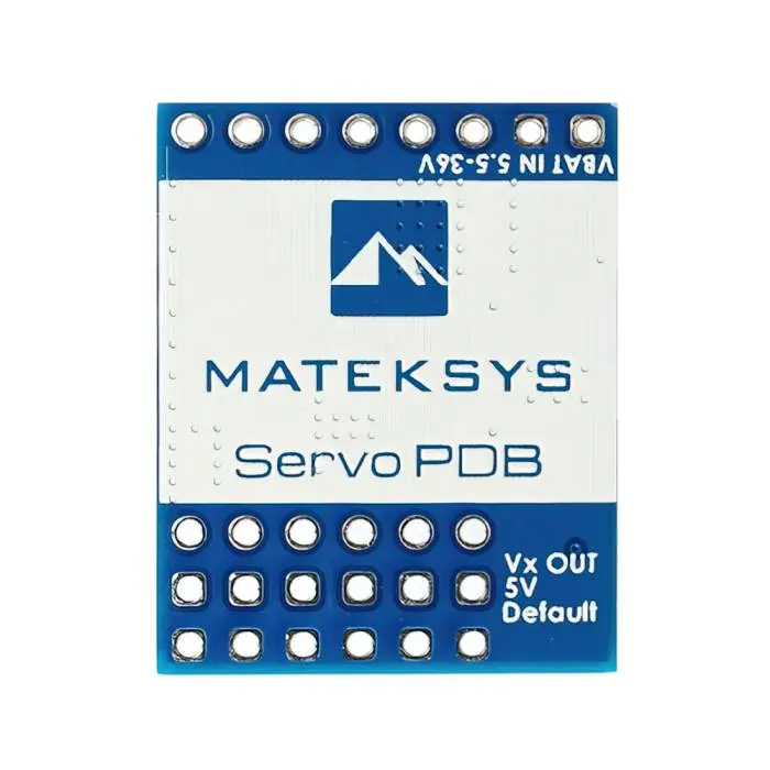 MATEKSYS Servo PDB, w/ 4A BEC 5.5-36V to 5-8.2V