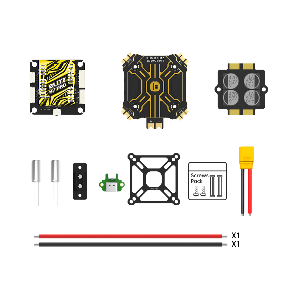 iFlight BLITZ H7 Pro Combo Set (E80 Pro 4-IN-1 ESC)