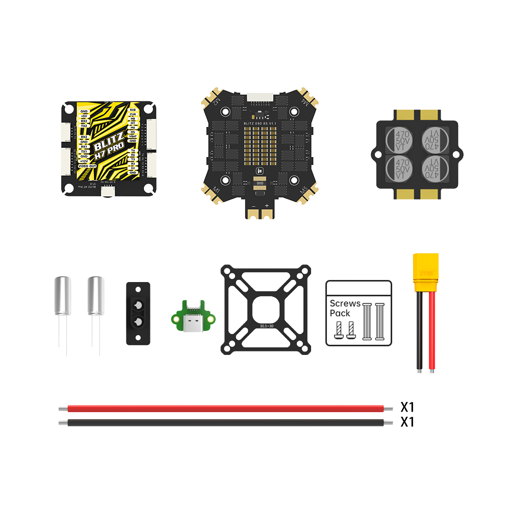 iFlight BLITZ H7 Pro Combo Set (E80 Pro 4-IN-1 ESC)