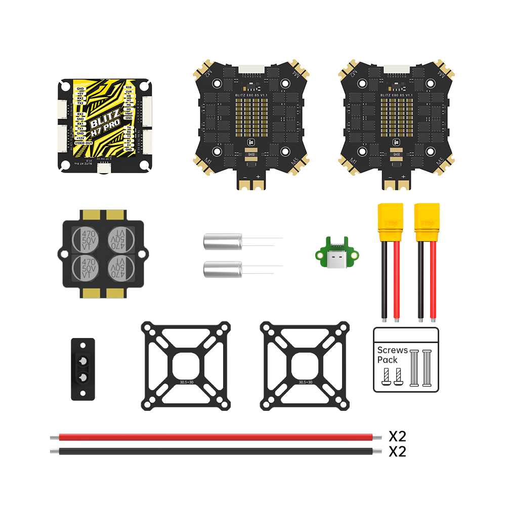 iFlight BLITZ H7 Pro Combo Set (E80 Pro 4-IN-1 ESC)