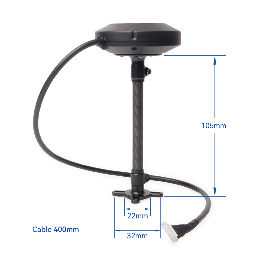 Holybro H-RTK NEO-F9P Rover (IP66, RM3100 Compass)