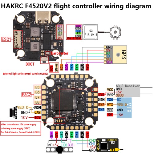 HAKRC 35A Mini F4V2 Stack