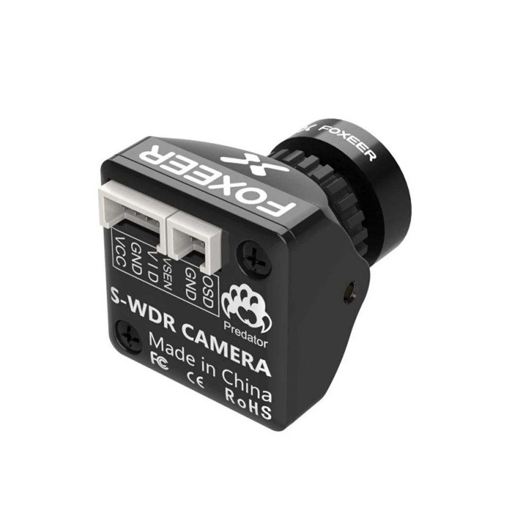 Foxeer Micro Predator 5 Racing FPV Camera M8 Lens 4ms Latency Super WDR Flip