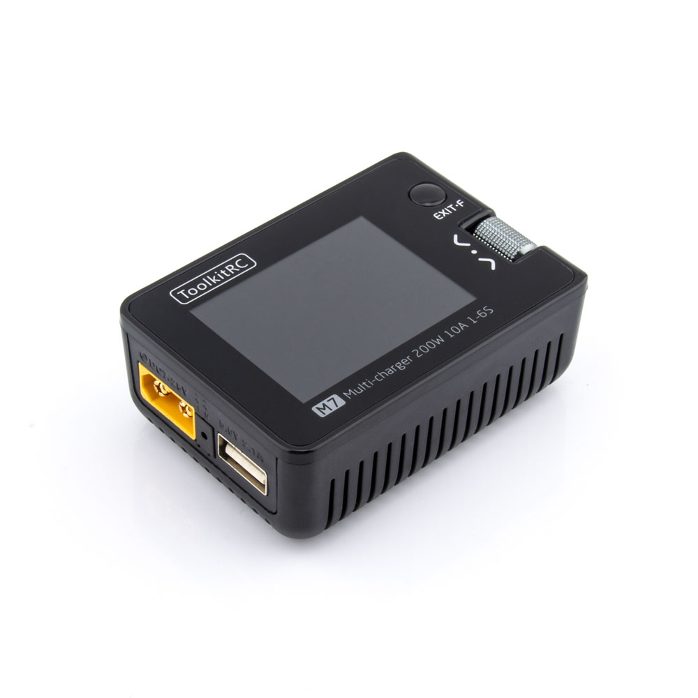 ToolkitRC M7 200W 10A DC Balance Charger Discharger 
