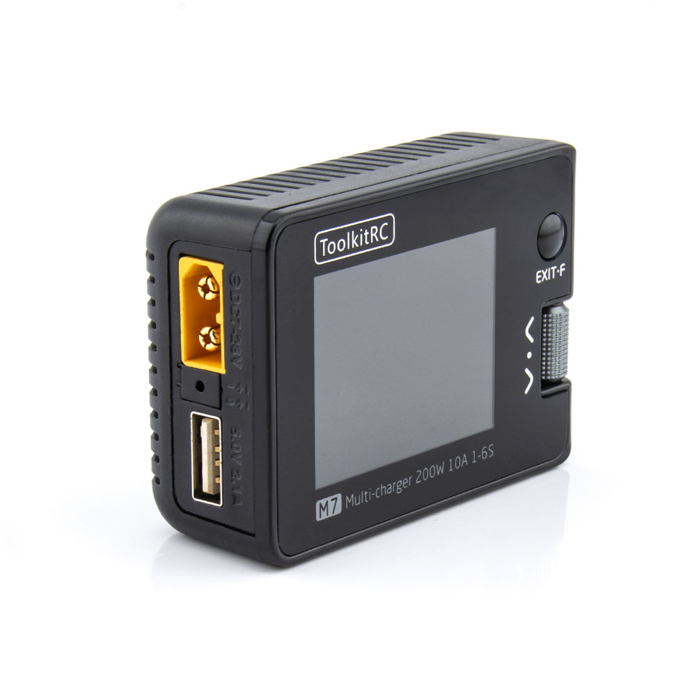 ToolkitRC M7 200W 10A DC Balance Charger Discharger 