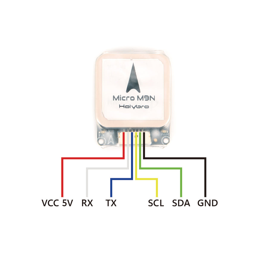 Holybro Micro M9N GPS with IST8310 Digital Compass Ceramic Patch Antenna 32X26mm for RC Airplane FPV Long Range Drones