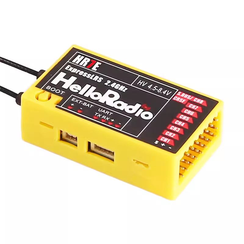 HelloRadio HR7E ELRS 2.4G PWM 7CH Receiver-HawkSpeed