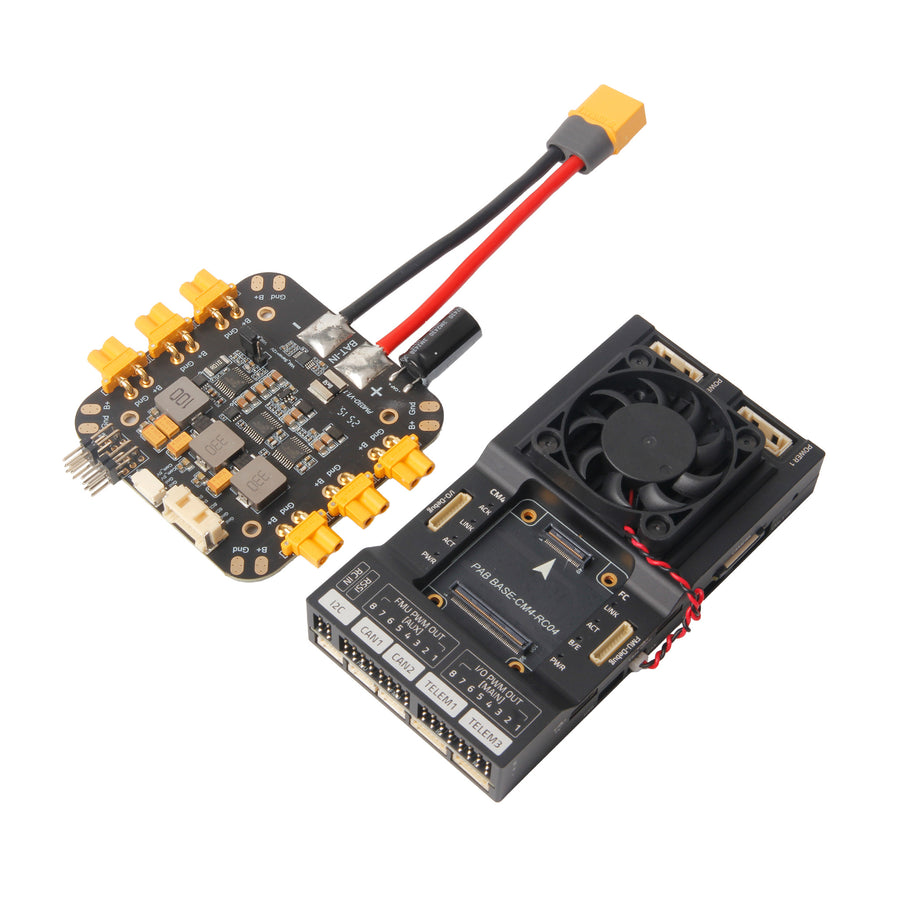 Holybro Pixhawk RPi CM4 Baseboard with Pixhawk 6X Flight Controller Module PM03D Power Module 