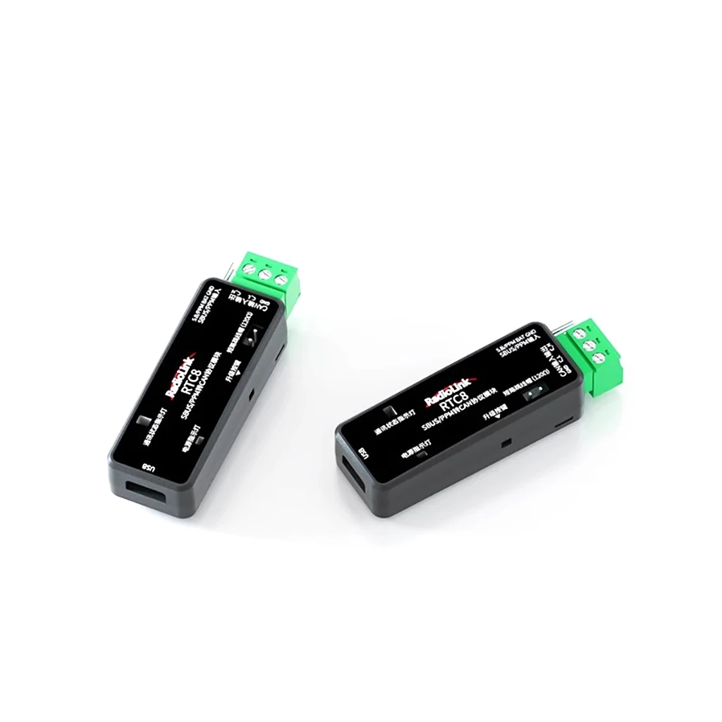 Radiolink RTC8 SBUS/PPM to CAN Protocol Module Dual Signal Input APP Parameter Customization Suitable for Smart Cars/DJI Gimbal-HPXGRC