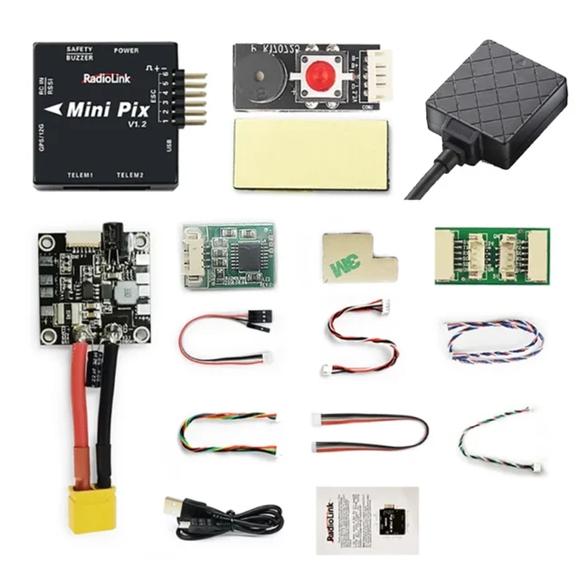 Radiolink Mini PIX V1.2 Flight Controller M10N GPS TS100 SE100 GPS Same as Pixhawk FC for FPV Racing Drone Helicopter Airplane-HPXGRC