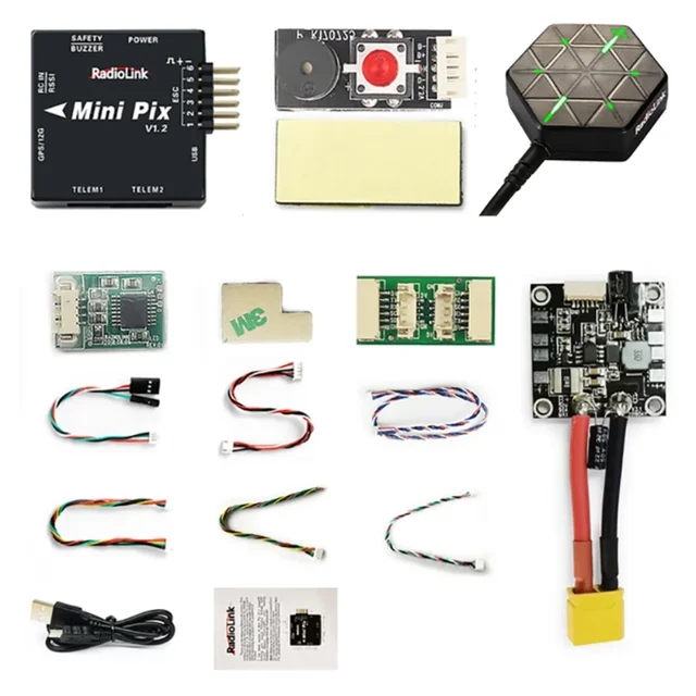 Radiolink Mini PIX V1.2 Flight Controller M10N GPS TS100 SE100 GPS Same as Pixhawk FC for FPV Racing Drone Helicopter Airplane-HPXGRC