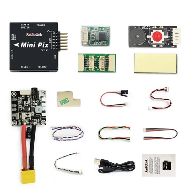 Radiolink Mini PIX V1.2 Flight Controller M10N GPS TS100 SE100 GPS Same as Pixhawk FC for FPV Racing Drone Helicopter Airplane-HPXGRC