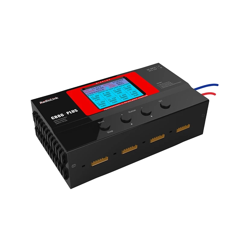 Radiolink Balance Charger CB86 Plus 1s-6s LiPo Lithium Battery Professional Charger 0.1-6A for FPV Drone Controller Transmitter-HPXGRC
