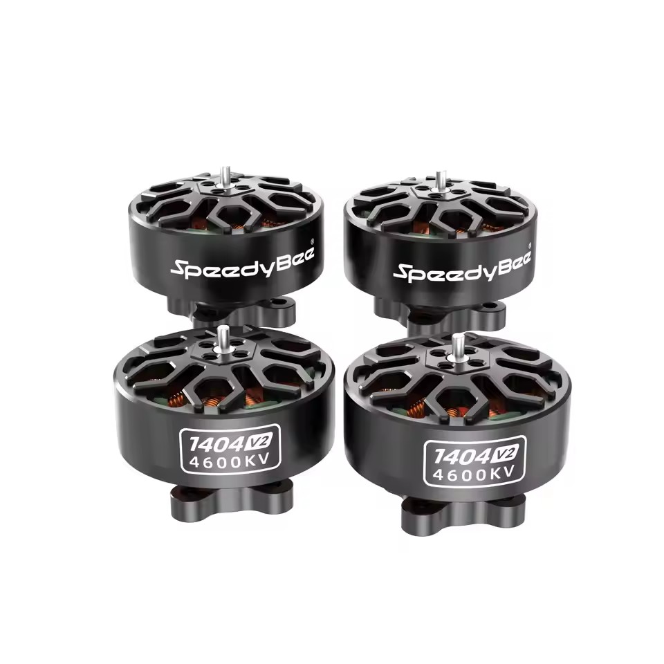 SpeedyBee 1404-V2-4600KV Brushless Motor 1.5mm Shaft 9N12P 4S-Lipo Reliable for 2.5inch4inch Quadcopter Bee25 2.5 inch FPV Drone-HPXGRC