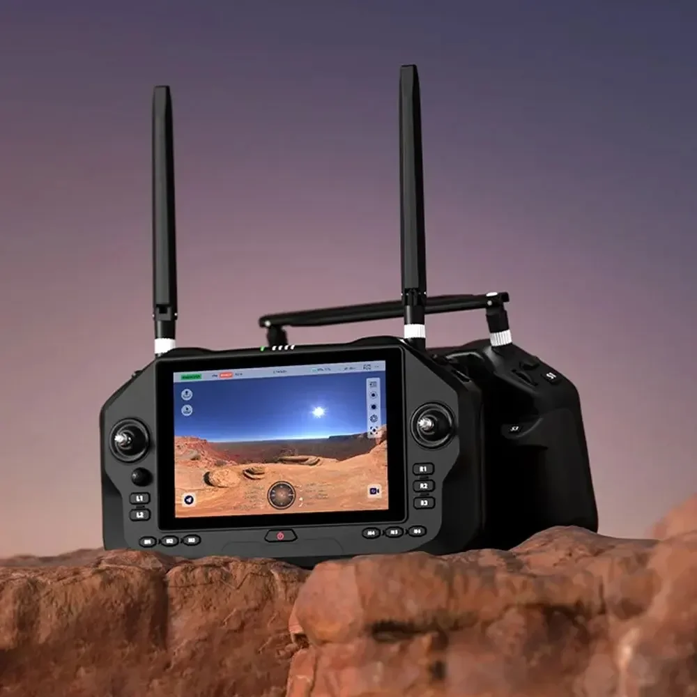 SIYI UniRC 7/7 Pro Dual Frequency Handheld Ground Station 7Inch 1080P 40KM Range Smart Controller for UAV UGV USV Robotics-HPXGRC