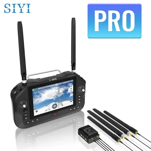 SIYI UniRC 7/7 Pro Dual Frequency Handheld Ground Station 7Inch 1080P 40KM Range Smart Controller for UAV UGV USV Robotics-HPXGRC
