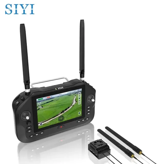 SIYI UniRC 7/7 Pro Dual Frequency Handheld Ground Station 7Inch 1080P 40KM Range Smart Controller for UAV UGV USV Robotics-HPXGRC