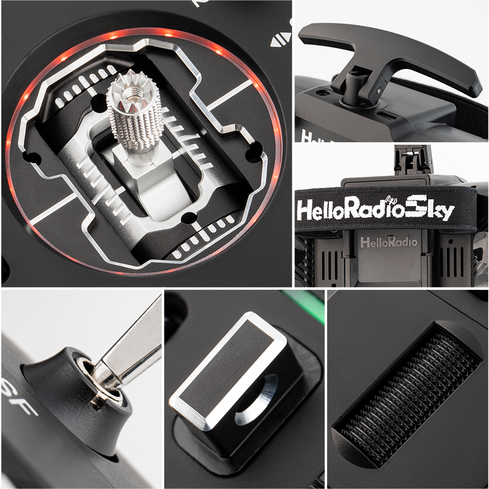 HelloRadio V14 MAX R9/MAX/PRO ELRS Left Handed FPV Remote Controller -HPXGRC