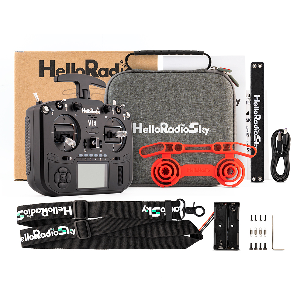 HelloRadio V14 MAX R9/MAX/PRO ELRS Left Handed FPV Remote Controller -HPXGRC