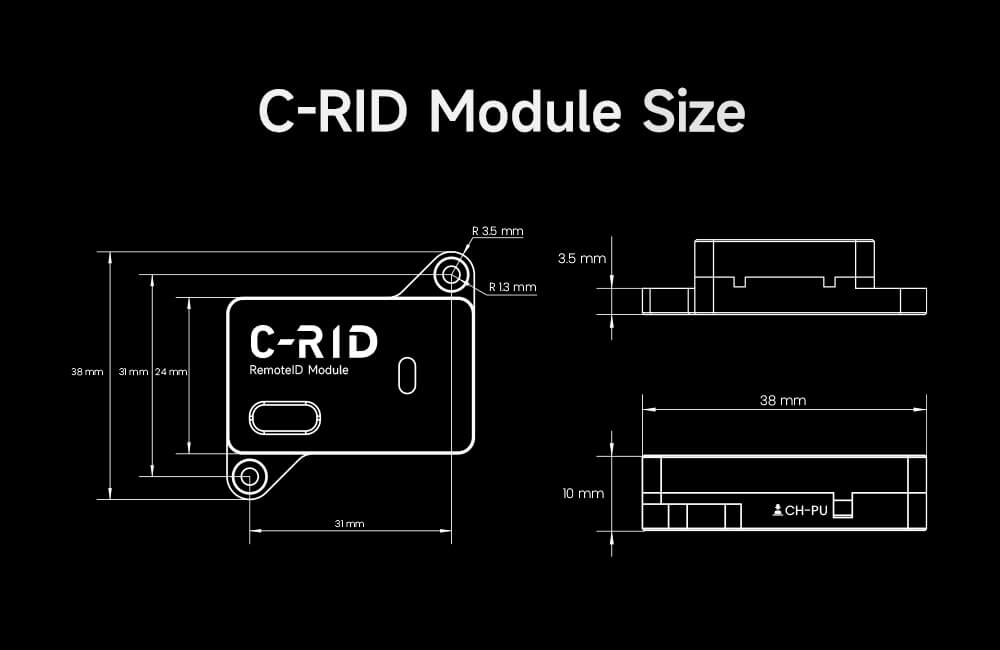 C-RID Remote ID Size