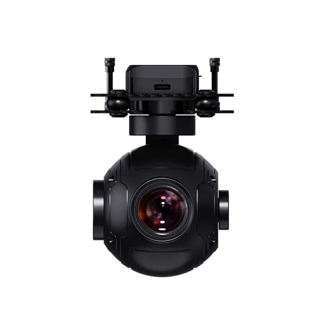 SIYI ZR10 2K 4MP QHD 30X Hybrid 10X Optical Zoom Gimbal Camera 1/2.7" CMOS HDR Starlight Night Vision 3-Axis Stabilizer UAV UGV USV Pod Payload for Drone Surveillance Inspection-HPXGRC