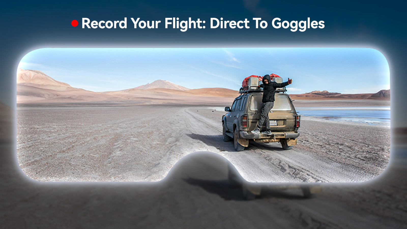 VR04 HD FPV Goggles - record your flight