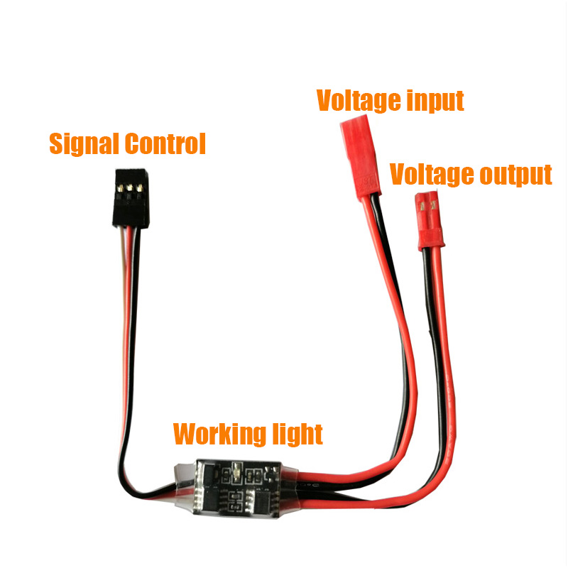 2-20A High Current Remote Control Electronic Switch 3-30V Voltage Module Plant Protection RC Drone Water Pump PWM Signal Control-HPXGRC
