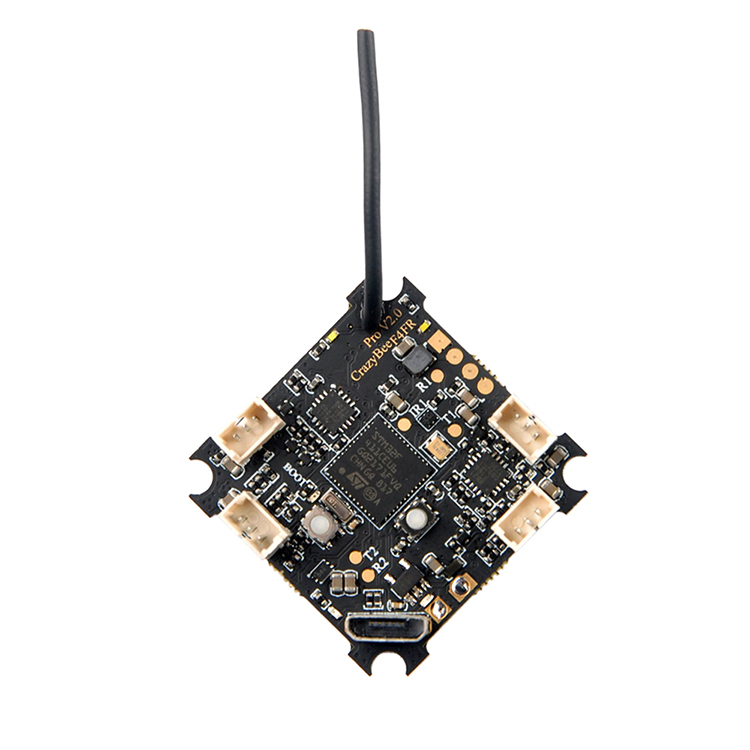 HappyModel Crazybee F4 Pro V2.0 Flight Controller with BLHELIS 5A ESC and SPI Receivers for FPV Tinywhoop, Cinewhoop Drones-HPXGRC